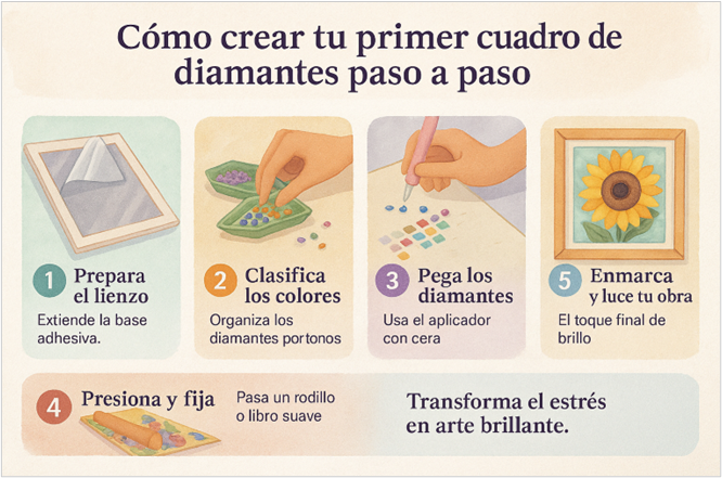 Descubre los cuadros de diamante: el arte decorativo que inspira en España 3
