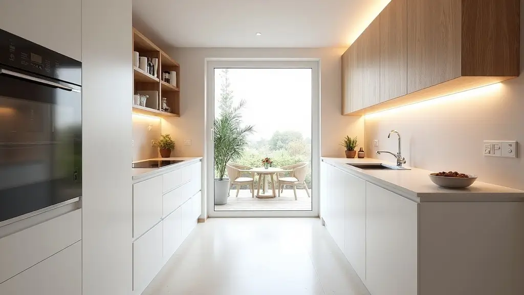 Cocinas pequeñas alargadas: Ideas para optimizar tu espacio 1 Cocinas pequeñas alargadas: Ideas para optimizar tu espacio 1