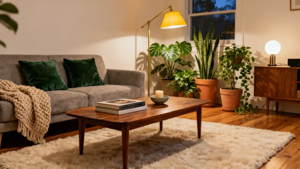 12 ideas para salones pequeños con encanto para que tu salón mini se vea más amplio, cálido y lleno de personalidad 20