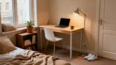 idea de cómo decorar un piso de estudiante